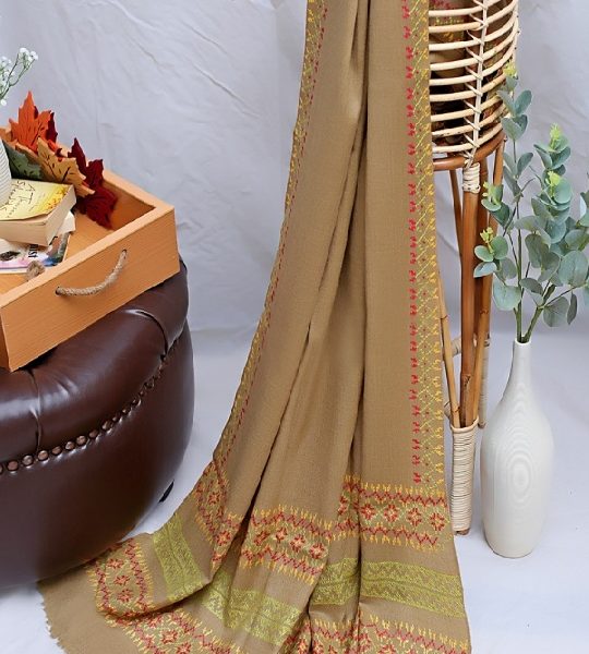 Ladies Embroided Pashmeena Shawl-48