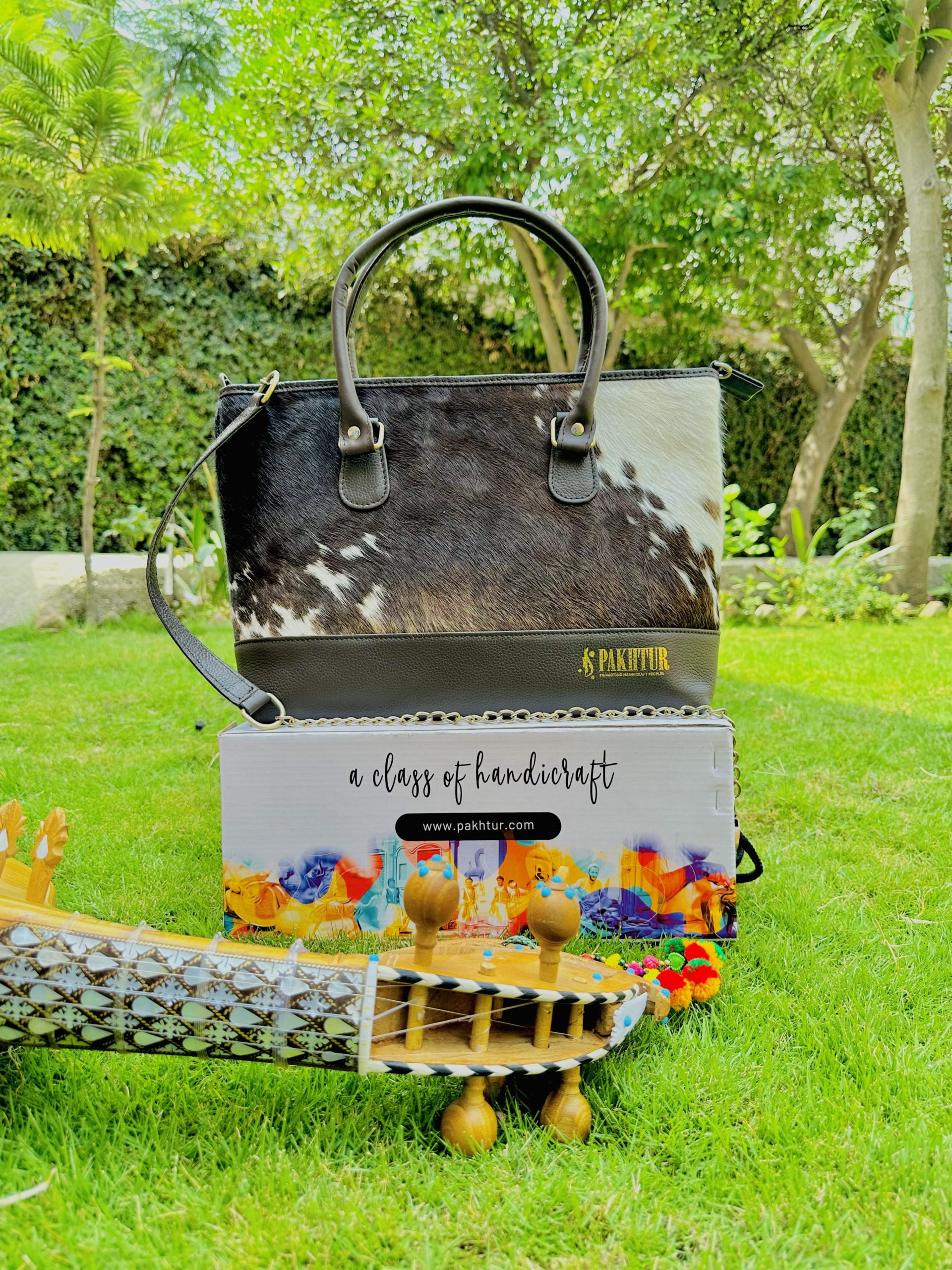 Natural skin cow leather hand bags for women pb-08