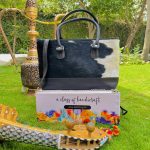 Natural skin cow leather hand bags for women PB-02
