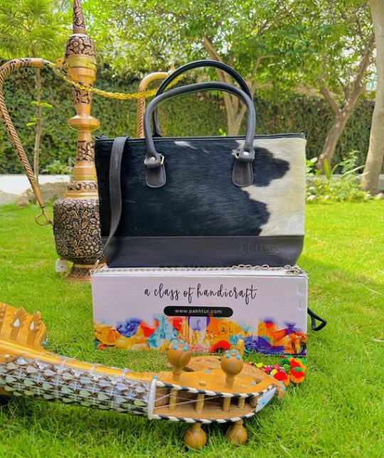 Natural skin cow leather hand bags for women PB-02