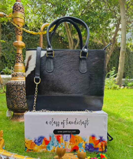 Natural skin cow leather hand bags for women PB-03