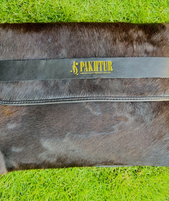 Natural skin cow leather laptop bag PLB-1