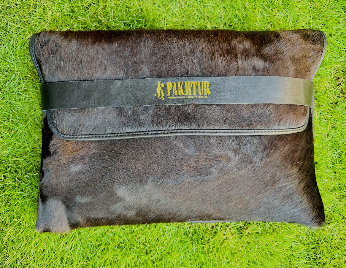 Natural skin cow leather laptop bag PLB-1