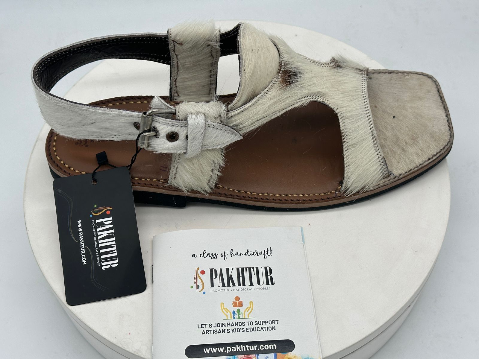 Natural Cow Skin Leather Panjeedar